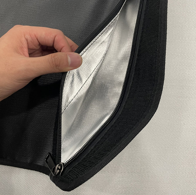 7x11」非苛立っている耐火性ファイル袋はお金袋のヴェルクロ入り口を耐火性にする